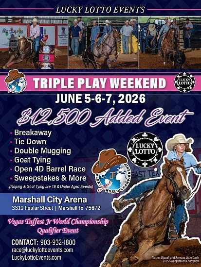 Lucky Lotto Events - Marshall City Arena June 5-7